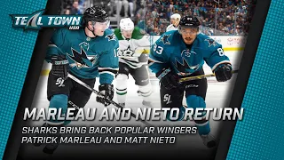 Patrick Marleau and Matt Nieto Return to San Jose Sharks