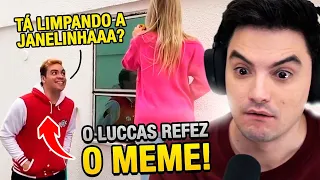 REAGINDO A LUCCAS NETO: TÁ LIMPANDO A JANELINHA?