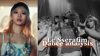 Le SSERAFIM “EASY” | Dance analysis