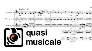 „March Of The Resistance“ Brass Quintet arr. Adrian Wagner (John Williams)