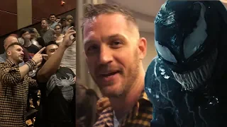 Tom Hardy Surprises Fans at a Venom Screening