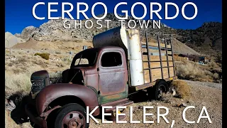 CERRO GORDO GHOST TOWN! KEELER, CA