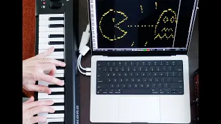 Drawing Pac-Man With a Piano (Live MIDI Art)