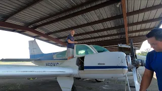 Abandoned Baron B55 lading gear test.