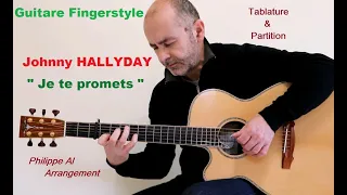 Johnny Hallyday - Je te promets - Guitare Fingerstyle