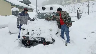 Narkanda #snowfall#video