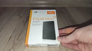 Обзор на внешний жёсткий диск SEAGATE Expansion Portable Drive 500 GB