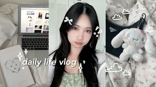 daily life vlog 💌: simple days at home, cute cafes, chill morning routine, clothing haul, skincare