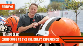 Chris Rose has fun at the NFL Draft Experience | Cleveland Browns