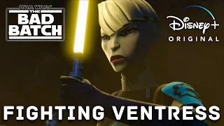 Asajj Ventress vs The Bad Batch | Star Wars The Bad Batch | Season 3 Episode 9 | Disney+