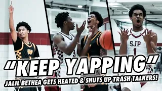 JALIL BETHEA SHUTS UP TRASH TALKERS AND GOES OFF VS. 4⭐️! BEST SCORER IN THE COUNTRY!?