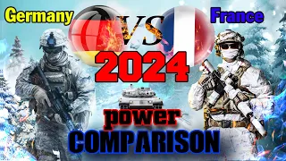 Germany vs France military power Comparison 2024| France vs Germany military |Battle of world armies