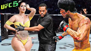 Bruce Lee vs. Holly Luyah (EA sports UFC 5)