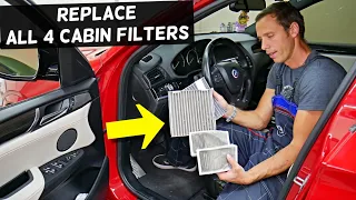 HOW TO REPLACE CABIN AIR FILTER ON BMW X3 X4 F25 F26