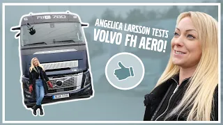 Volvo Trucks – Angelica Larsson tests Volvo FH Aero