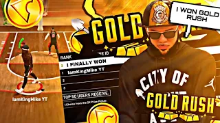 I TOOK MY 99 INTERIOR FORCE TO THE GOLD RUSH EVENT IN NBA 2K20 | GOLD RUSH 2K20
