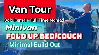 Full Time Solo Female Van Live (the most incredible fold up bed)