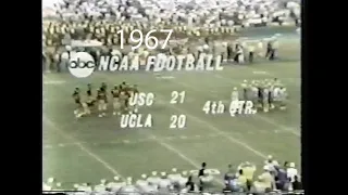 1967 UCLA @ USC Football Game ABC