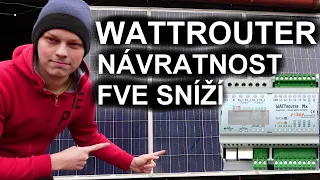 Využití přebytků z FVE pomocí wattrouteru - zkrácení návratnosti?