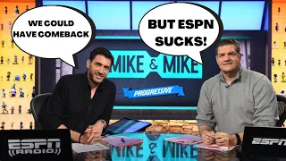 ESPN TURNED DOWN Mike and Mike Return?! Mike Golic says WILL NOT Happen Now