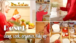 HOME RESET AFTER WEEKEND | clean, cook, organize | Homemaking scandishhome cleaning inspiration
