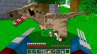 MOCE WOLVERINE'A i RAPTOR W PARKU DINOZAURÓW - Minecraft: Przygody z Flotharem #28