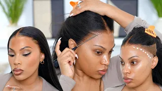 THE ULTIMATE CLEAN HAIR LINE !!! 360 WIG INSTALL