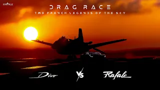 Bugatti Divo Sport vs  Rafale F-16AW Fighter Jet Drag Race trailer - The Ultimate Race