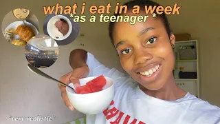 what i eat in a week as a teenager ! | *realistic and balanced*