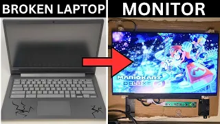 How To Make a Gaming Monitor From a Broken Laptop