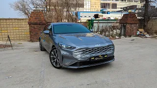 Машина нашего клиента KIA K8 - напичканный корейский седан из будущего