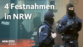 Razzia gegen mutmaßliche Unterstützer der Terrororganisation „Islamischer Staat“ | WDR aktuell