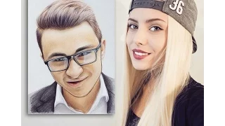 Моша Макеева портрет Эльдар Джарахов УСПЕШНАЯ ГРУППА pencil portrait