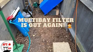 The kockney koi multibay is out again!! 🤦and did somebody say drain away??? #diykoipond