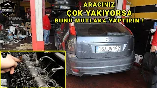 217.000 KM'DE FORD FOCUS 1.6 TDCİ ARACA KURUM TEMİZLİĞİ YAPTIK ! (İNANILMAZ !)