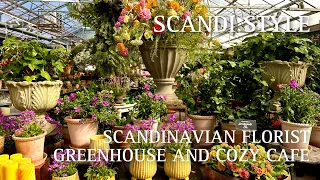 Incredibly Beautiful Scandinavian Florist Greenhouse and Cozy Cafe in Stockholm 🌱🌼