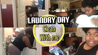 Clean With Me | Laundry Day | Extreme Laundry Motivation