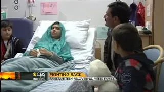 Pakistani girl spoke for first time since shooting