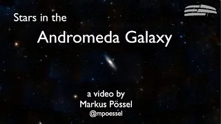 Stars in the Andromeda galaxy