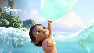 MOANA - Baby Moana Meets the Ocean (HD)