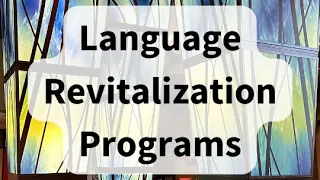 Strategies for language revitalization