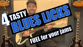 4 Tasty Blues Licks In E | Guitar Lesson