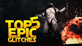 Star Wars Battlefront TOP 5 WEIRD GLITCHES: Anakin Skywalker Has Arrived!