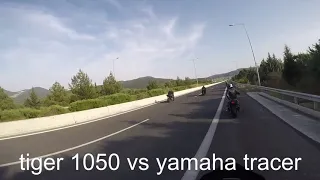 YAMAHA TRACER VS TIGER 1050 ΒΟΛΟΣ (xasapis-theofilos)