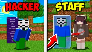 Me PASÉ por HACKER para PROBAR al STAFF de mi SERVIDOR de MINECRAFT