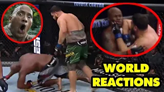 WORLD REACTS TO TAI TUIVASA KO VICTORY OVER DERRICK LEWIS