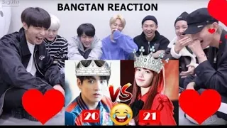 BTS reaction to BTS Jungkook Vs Blackpink Lisa Childhood/Transformation From 1 To 21 Years Old