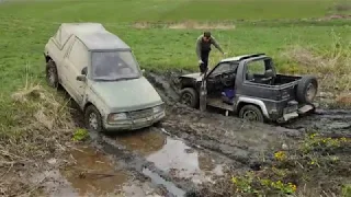 Am ramas impotmolit / Stuck in the MUD ! Vitara, Feroza, Golf 3