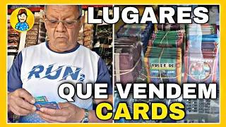 MOSTRANDO OS LUGARES QUE VENDEM CARDS NA MINHA CIDADE /  Surpresa no Final