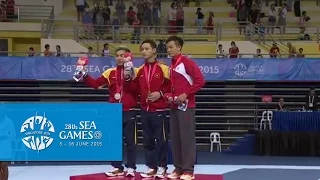 Gymnastics Men Artistic Individual All-Around Victory Ceremony | 28th SEA Games Singapore 2015